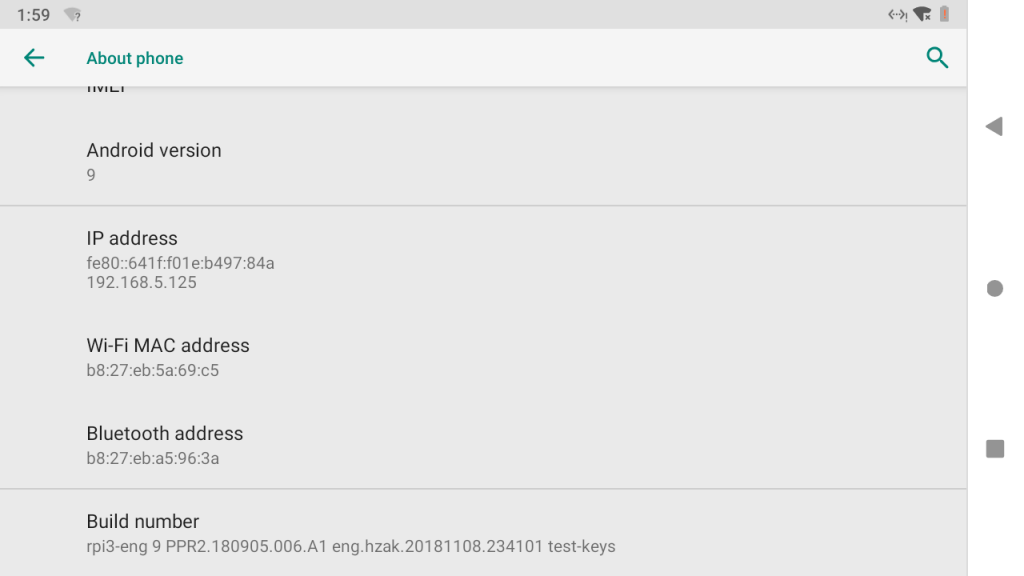 Rpi android 9 pie on raspberry pi 3b 3b 